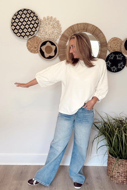 The Courtney Classic Half Sleeve Top