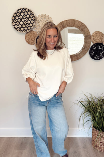 The Courtney Classic Half Sleeve Top