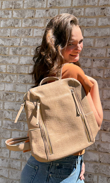 RAEGAN DOUBLE ZIP BACKPACK
