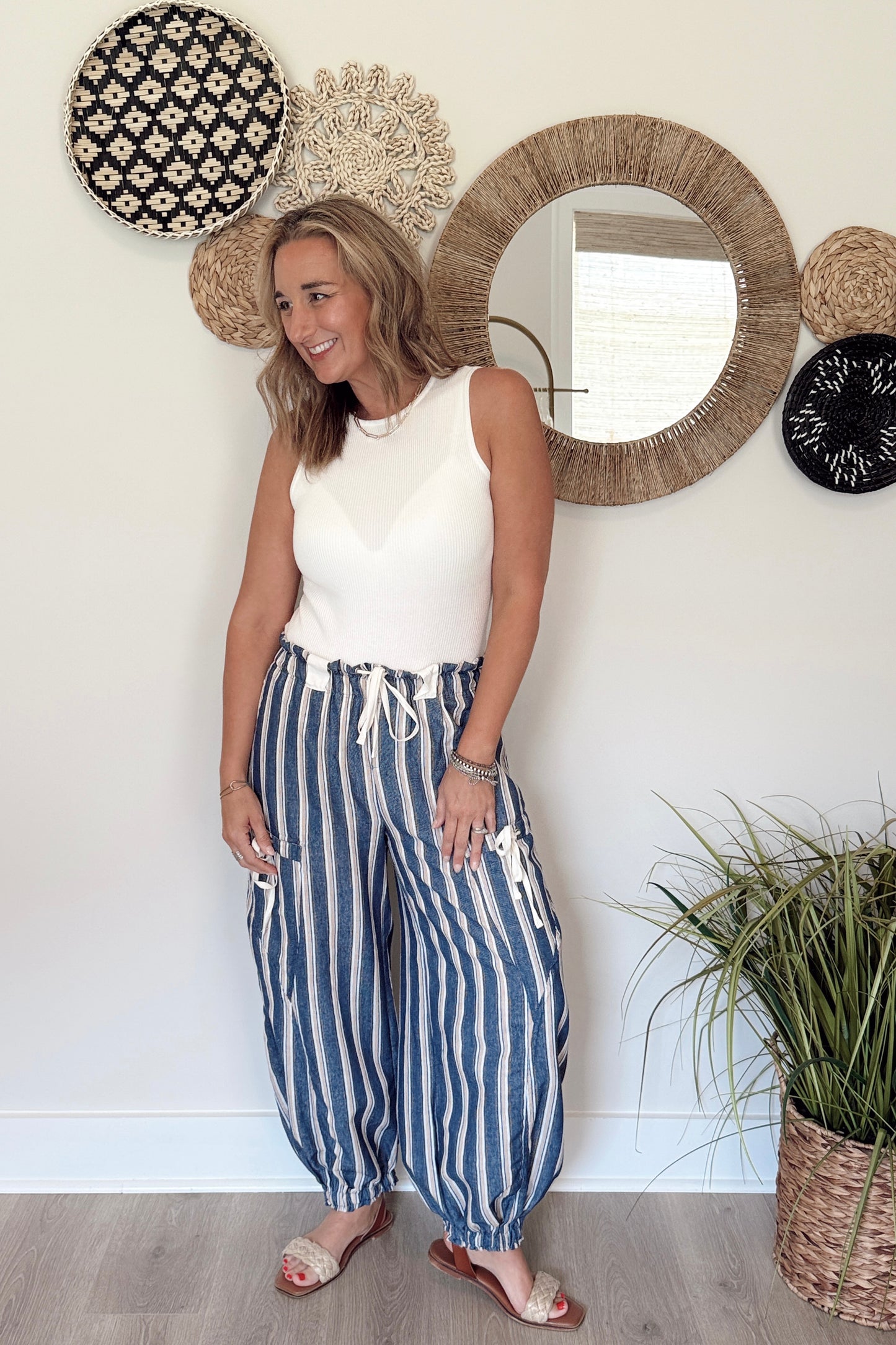 The Ruth Stripe Pant