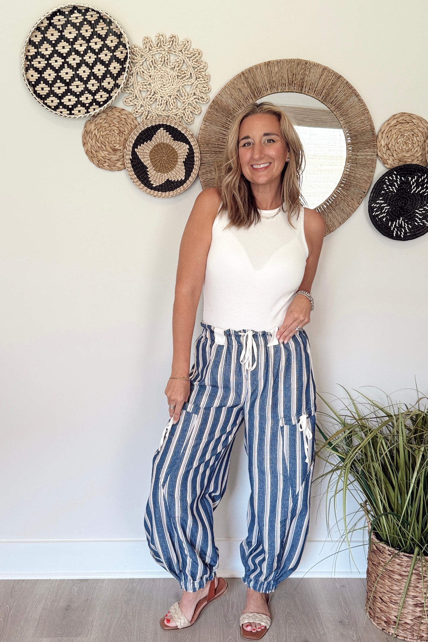 The Ruth Stripe Pant