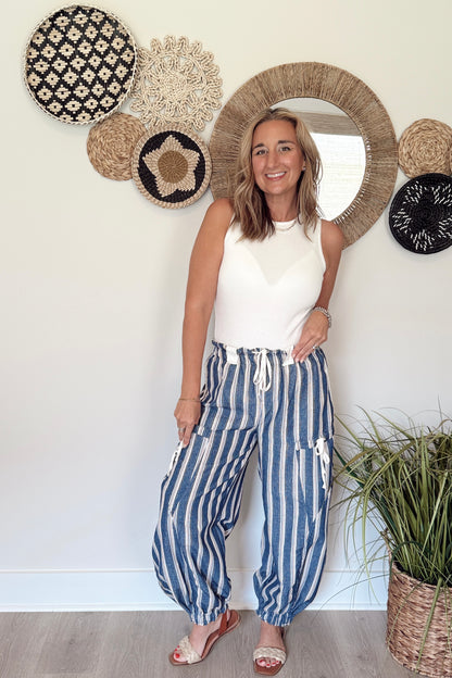 The Ruth Stripe Pant