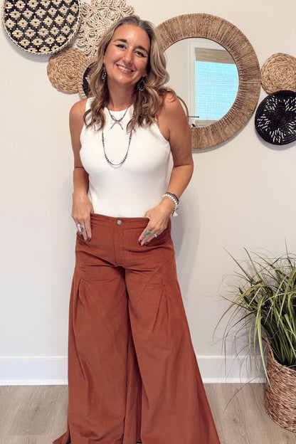The Gia Wide Leg Cords