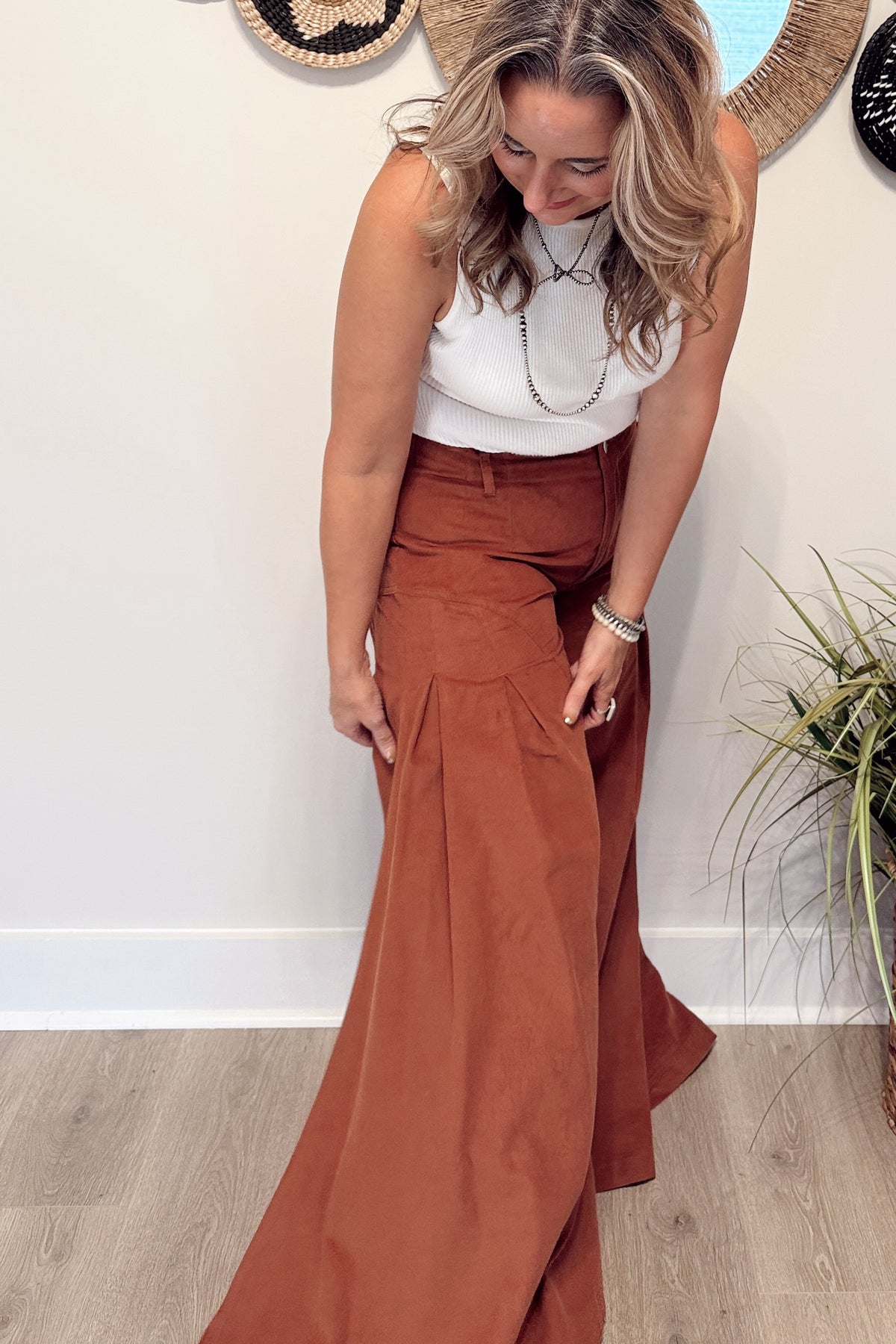 The Gia Wide Leg Cords
