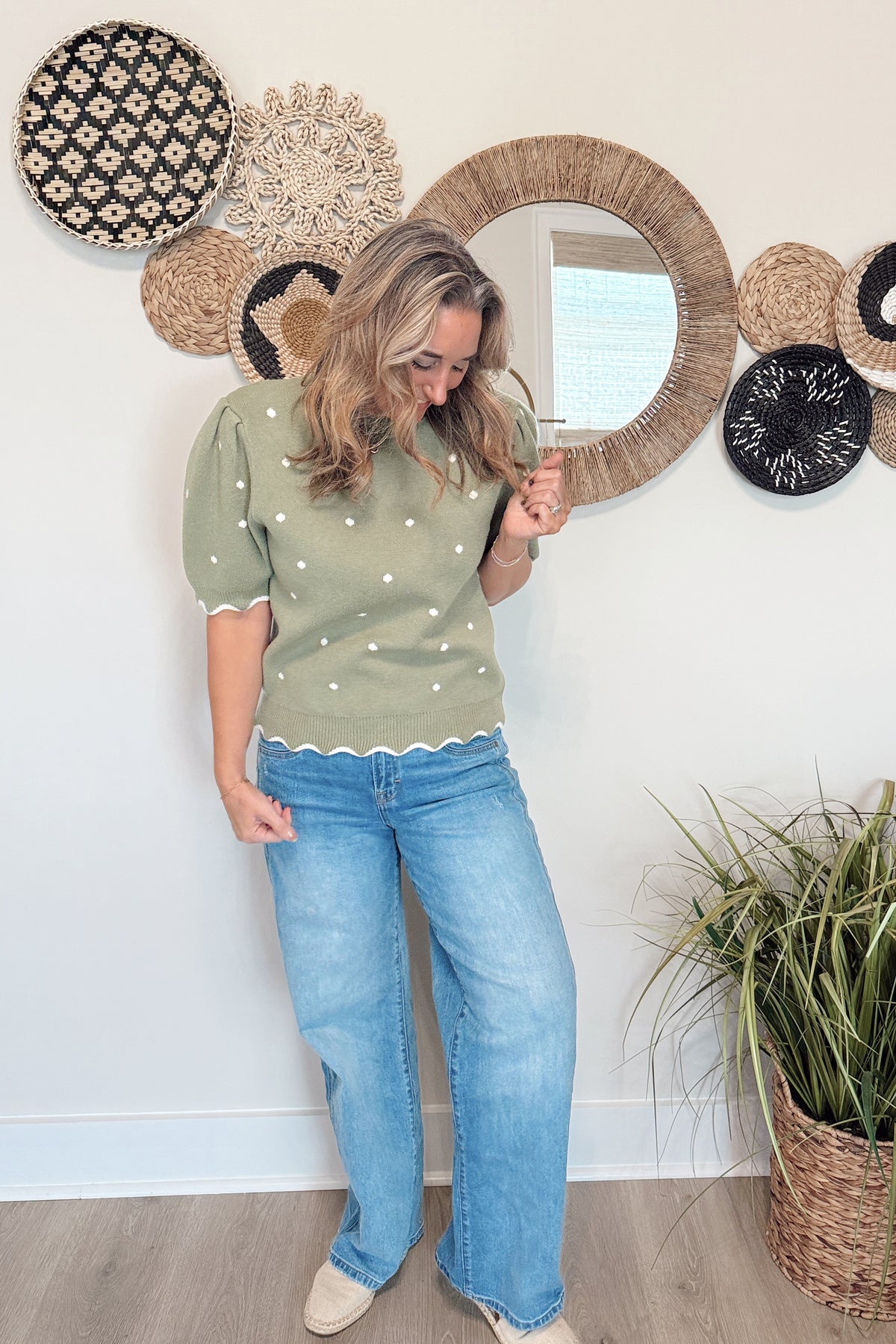 The Lisa Polkadot Sweater