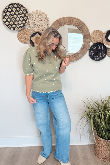 The Lisa Polkadot Sweater