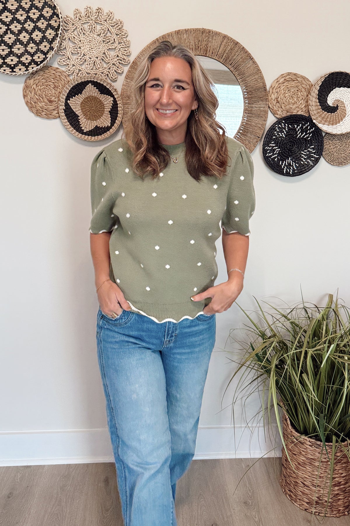 The Lisa Polkadot Sweater