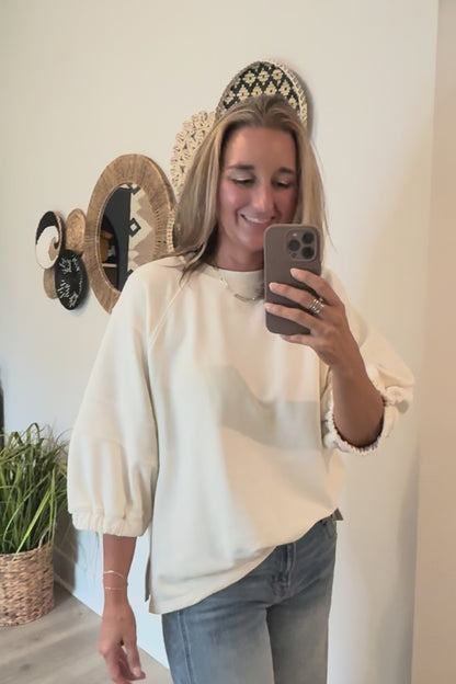 The Courtney Classic Half Sleeve Top