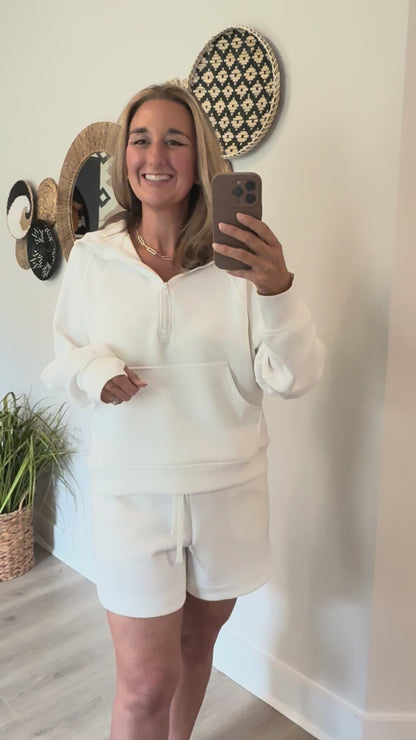 The Kimber Quarter Zip Scuba Hoodie