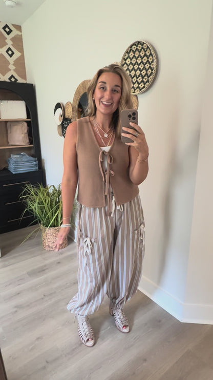 The Ruth Stripe Pant