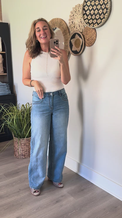 The Logan High Rise Dad Denim