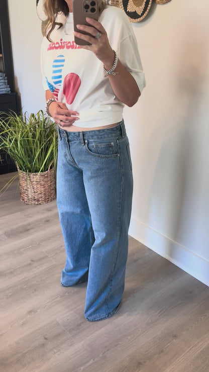 The Destiny Baggy Wide Leg Denim
